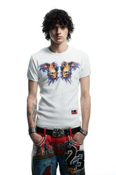 Purple Skeleton Slim T-Shirt