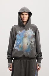Our Lady of the Hot Drill Sweater