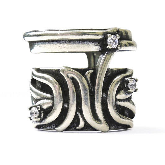Honeysuckle DND Carved Dual-Layer Ring