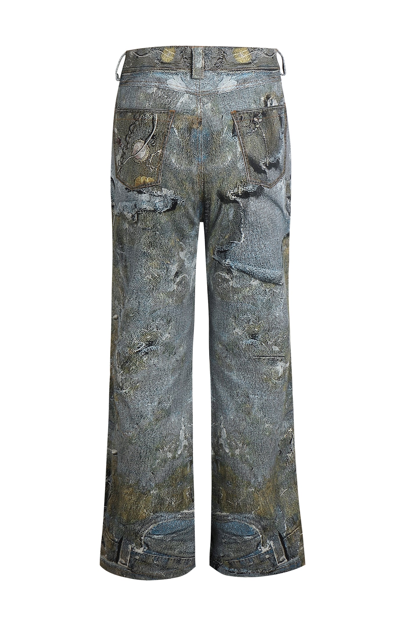 Gems Rotten Distressed Flared Jeans