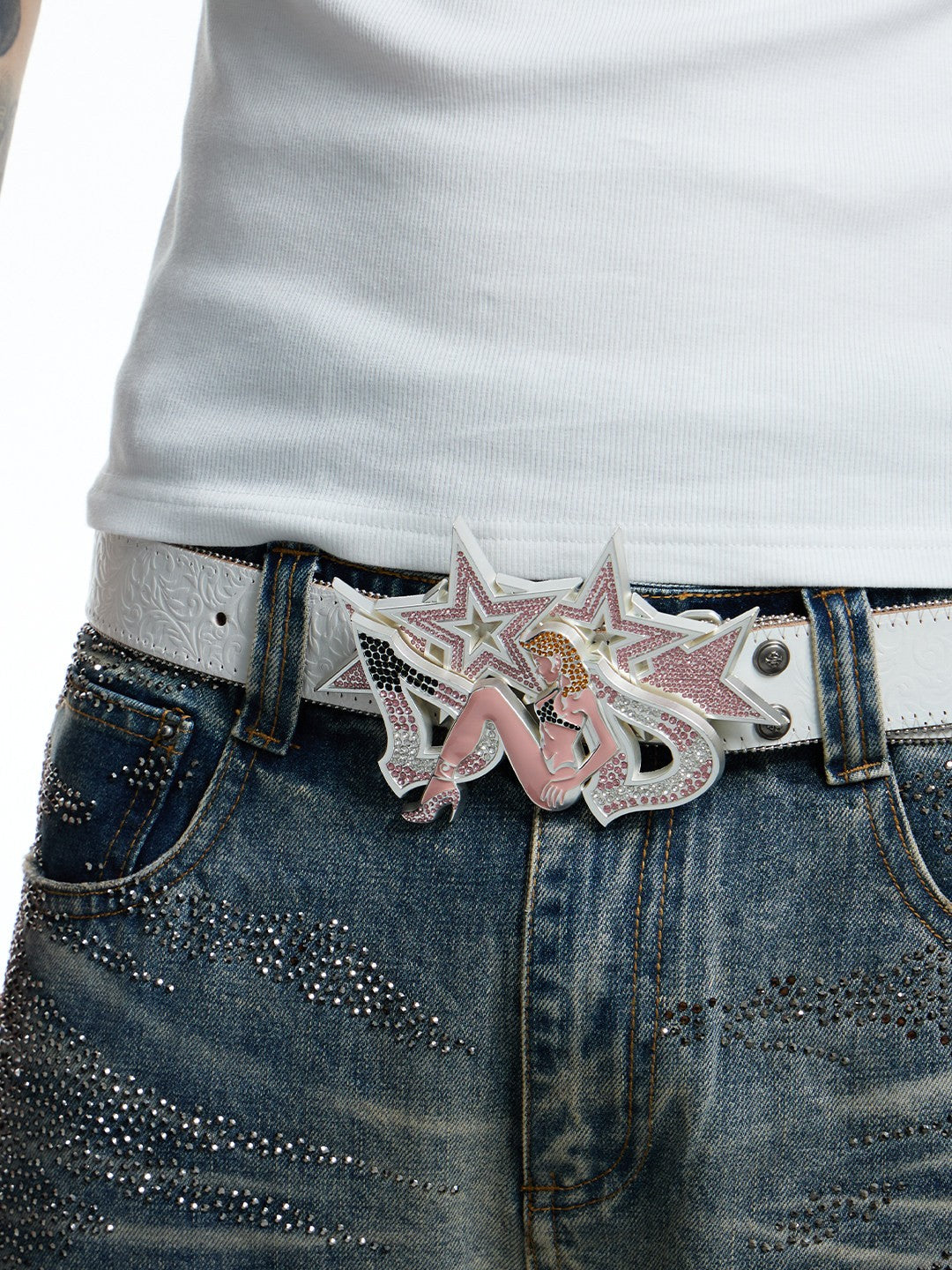 Star Lady Rhinestone Belt