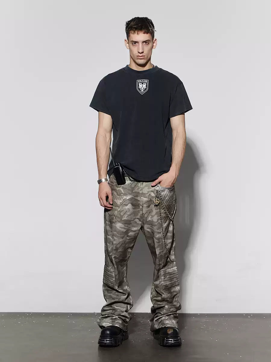 Double-Headed Eagle Distressed T-Shirt