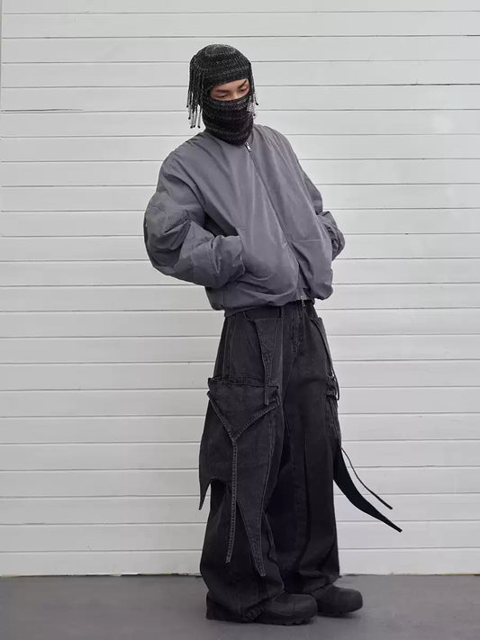 Multi-Layered Deconstructed Cargo Jeans