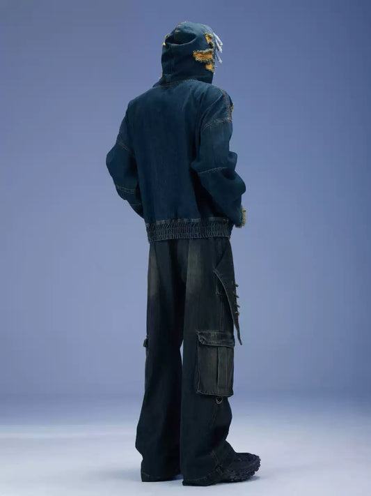 Scimitar Rivet Denim Cargo