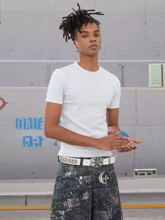Essential Ribbed Slim-Fit T-Shirt