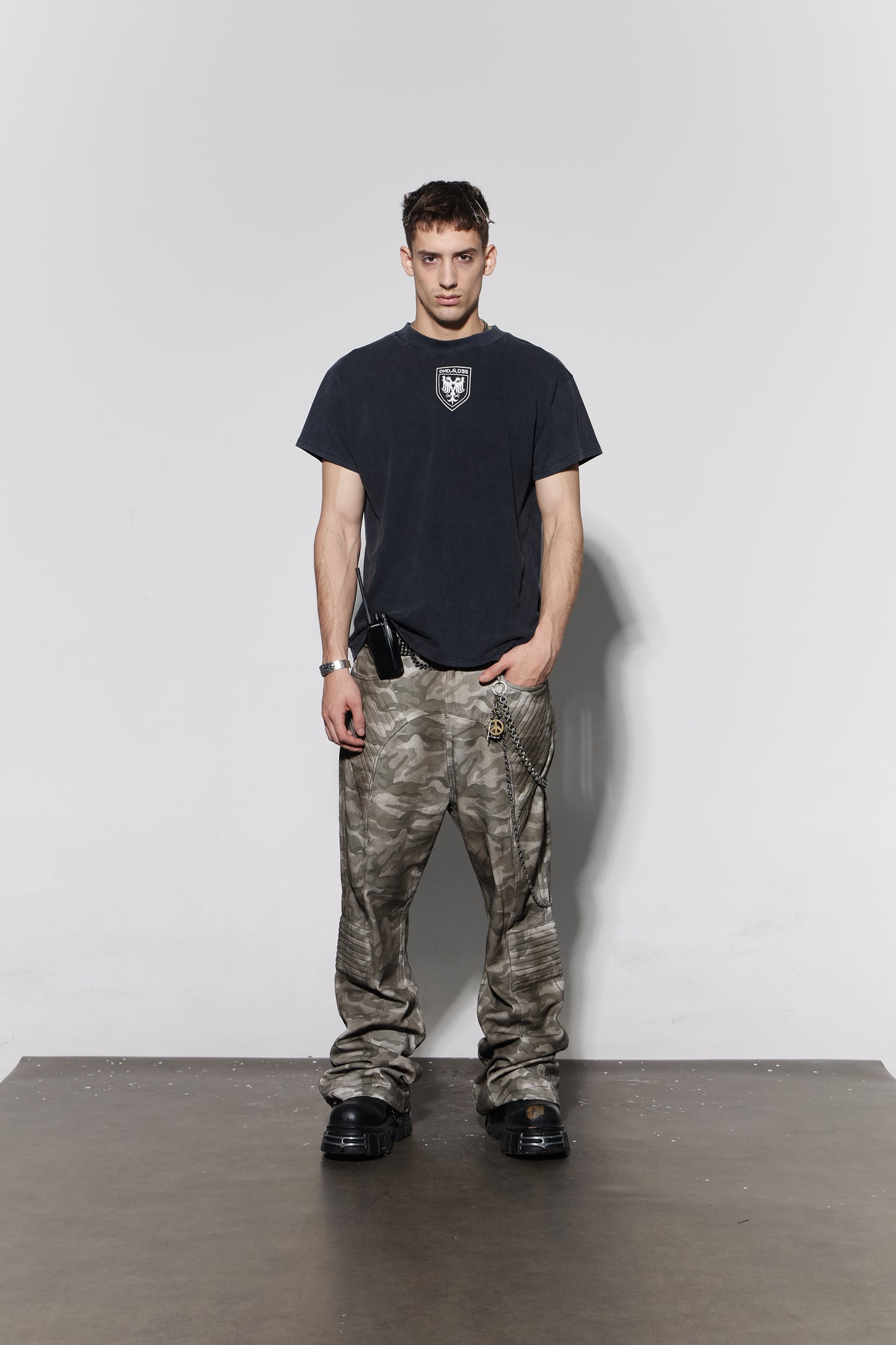 Arc Spliced Tactical Camo Biker Jeans