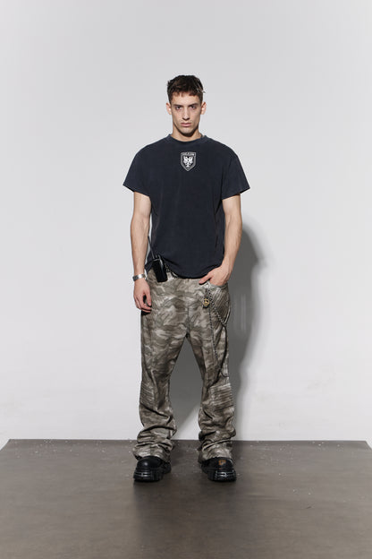 Arc Spliced Tactical Camo Biker Jeans