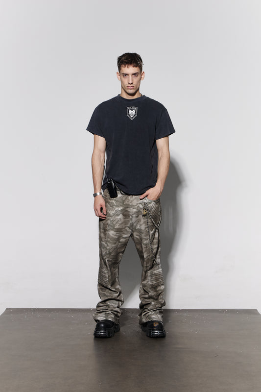 Arc Spliced Tactical Camo Biker Jeans