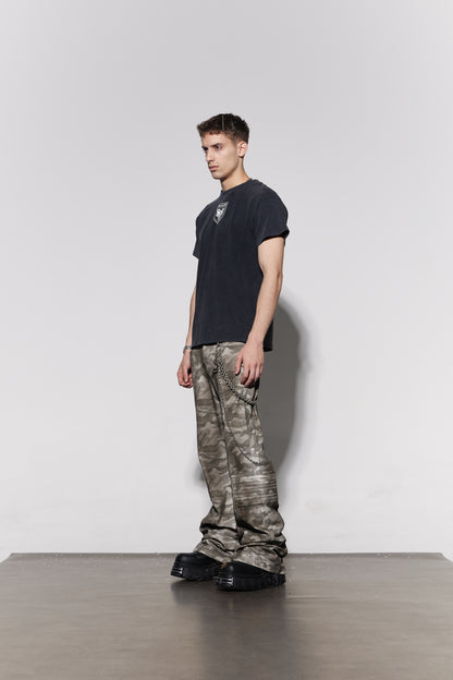 Arc Spliced Tactical Camo Biker Jeans