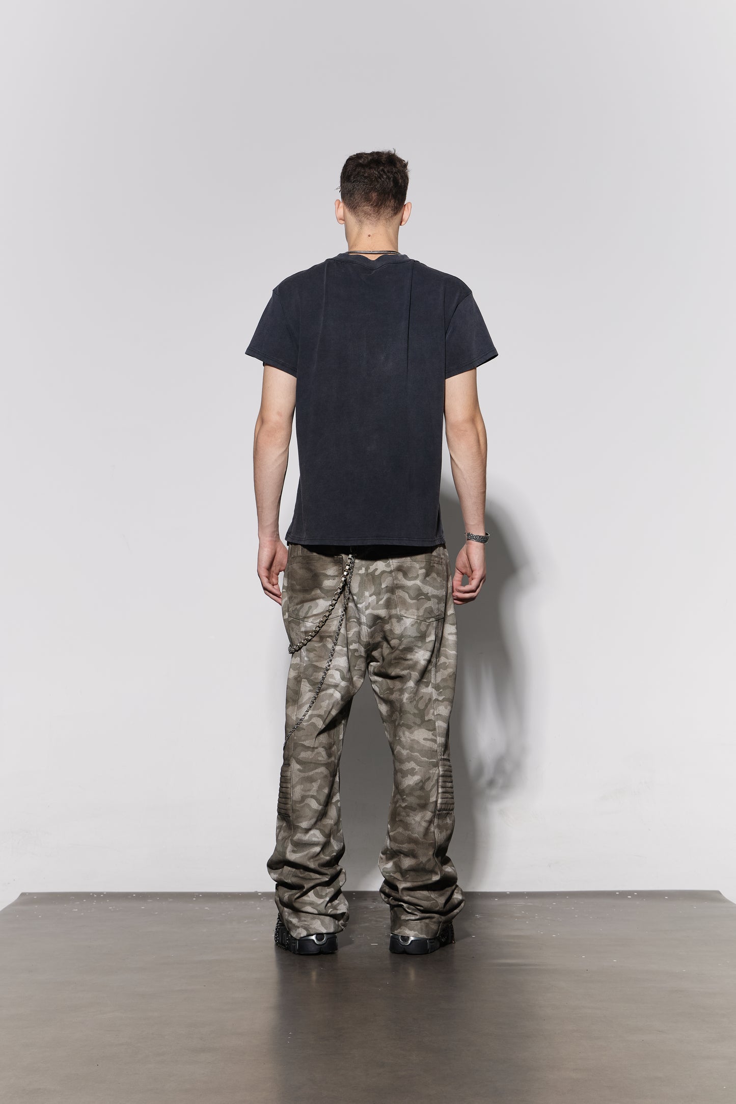 Arc Spliced Tactical Camo Biker Jeans