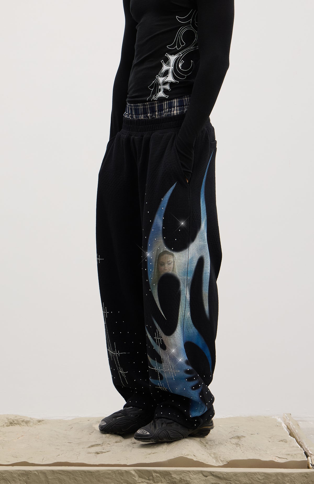 Saint-Mère de Rêches double-waist sweatpants,