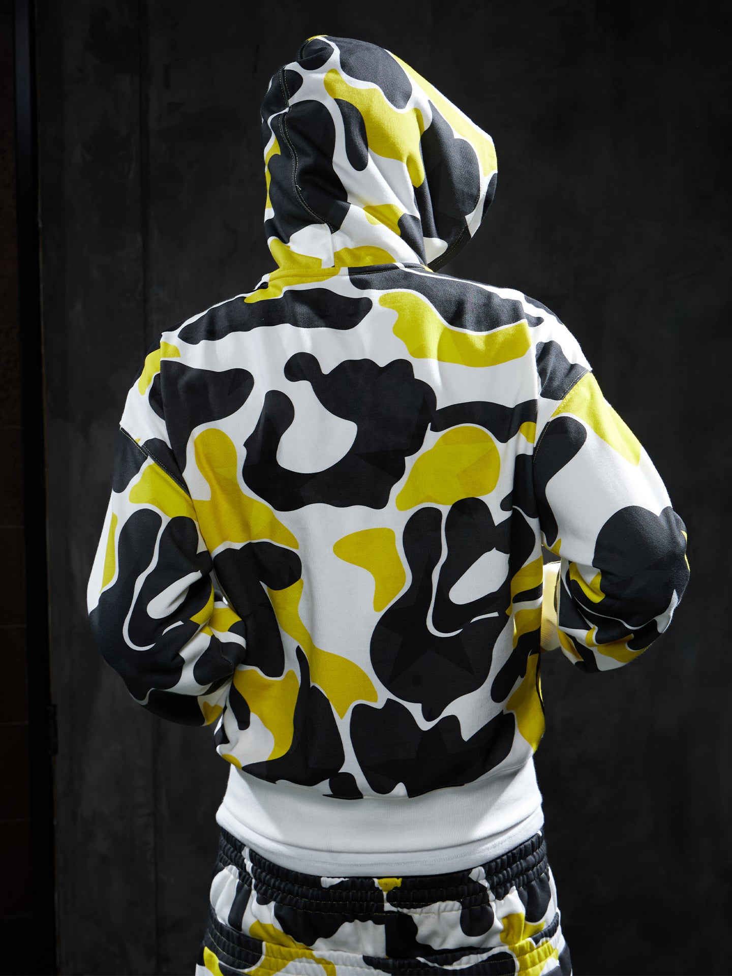 Star Camo Face Mask Zip-Up Hoodie