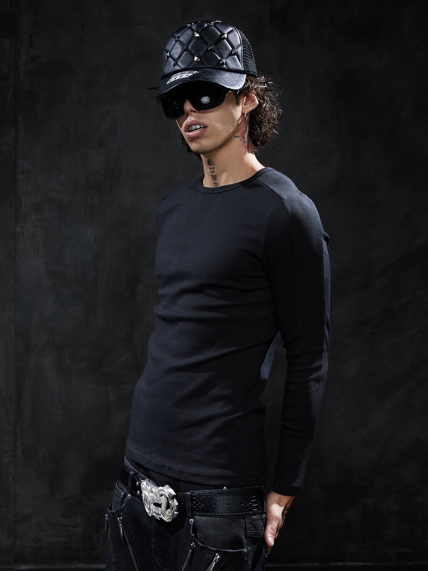 Essential Ribbed Slim-Fit Long-Sleeve Tee