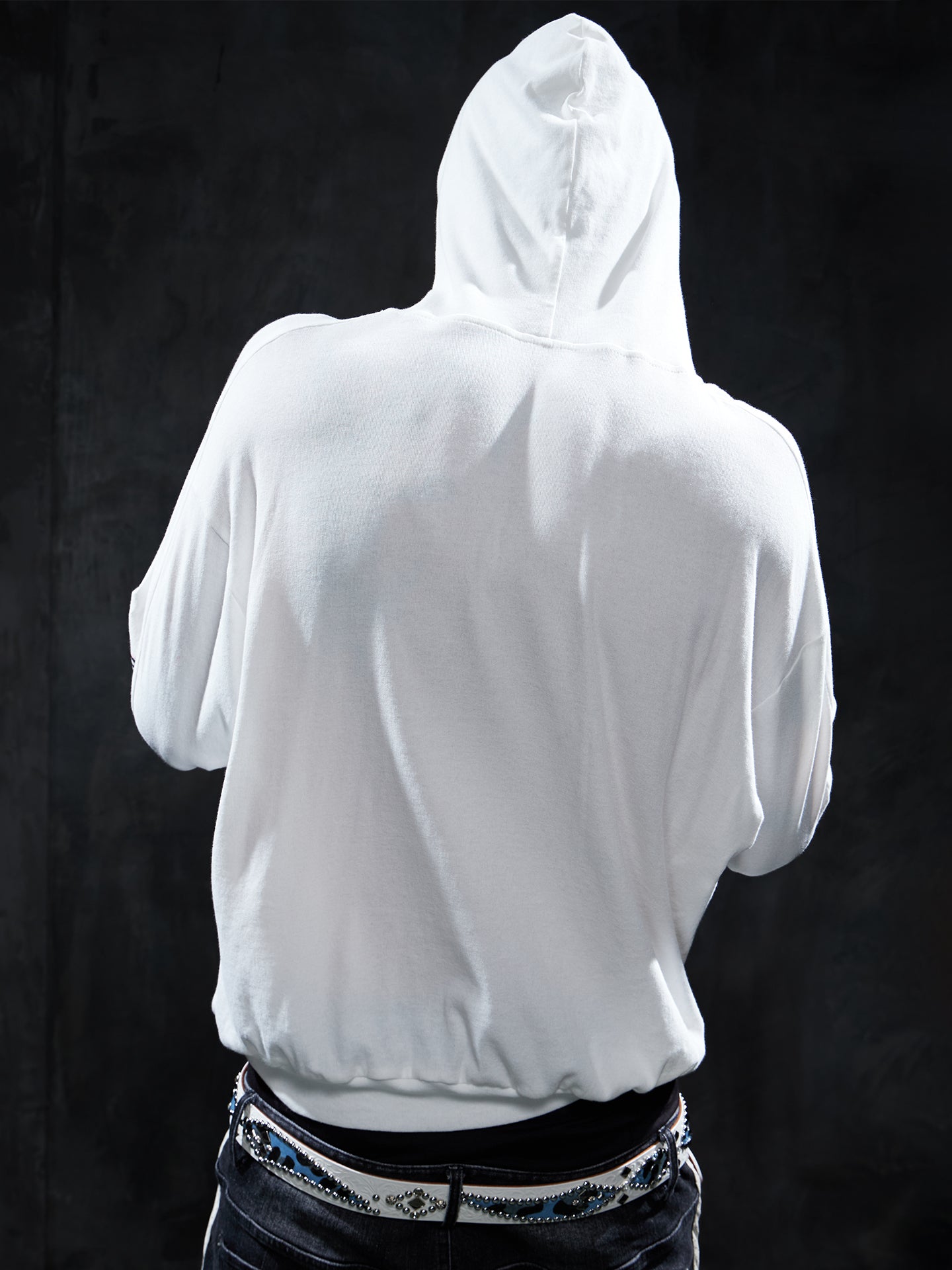 Sheer Lightweight Oversized Drop-Shoulder Hoodie