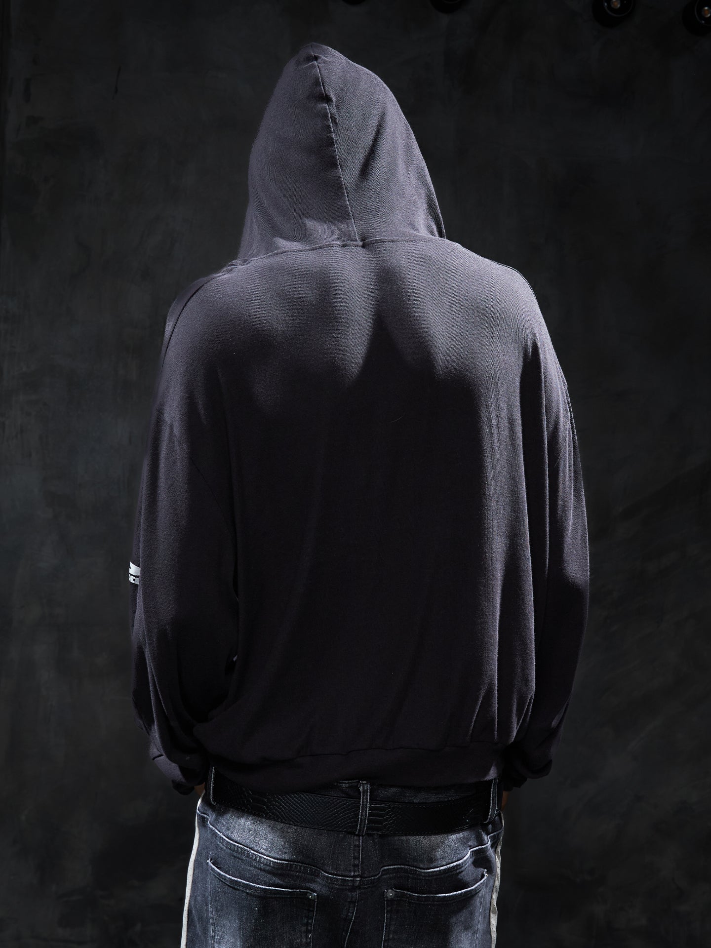 Sheer Lightweight Oversized Drop-Shoulder Hoodie