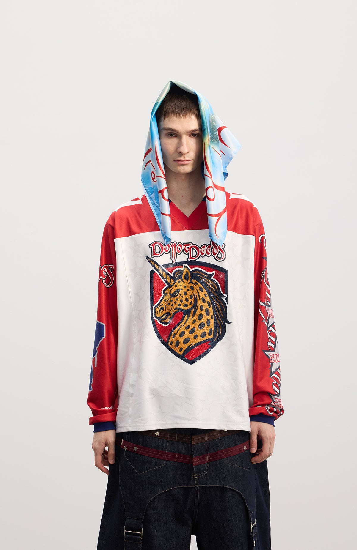 Leopard-horse drill hockey uniform