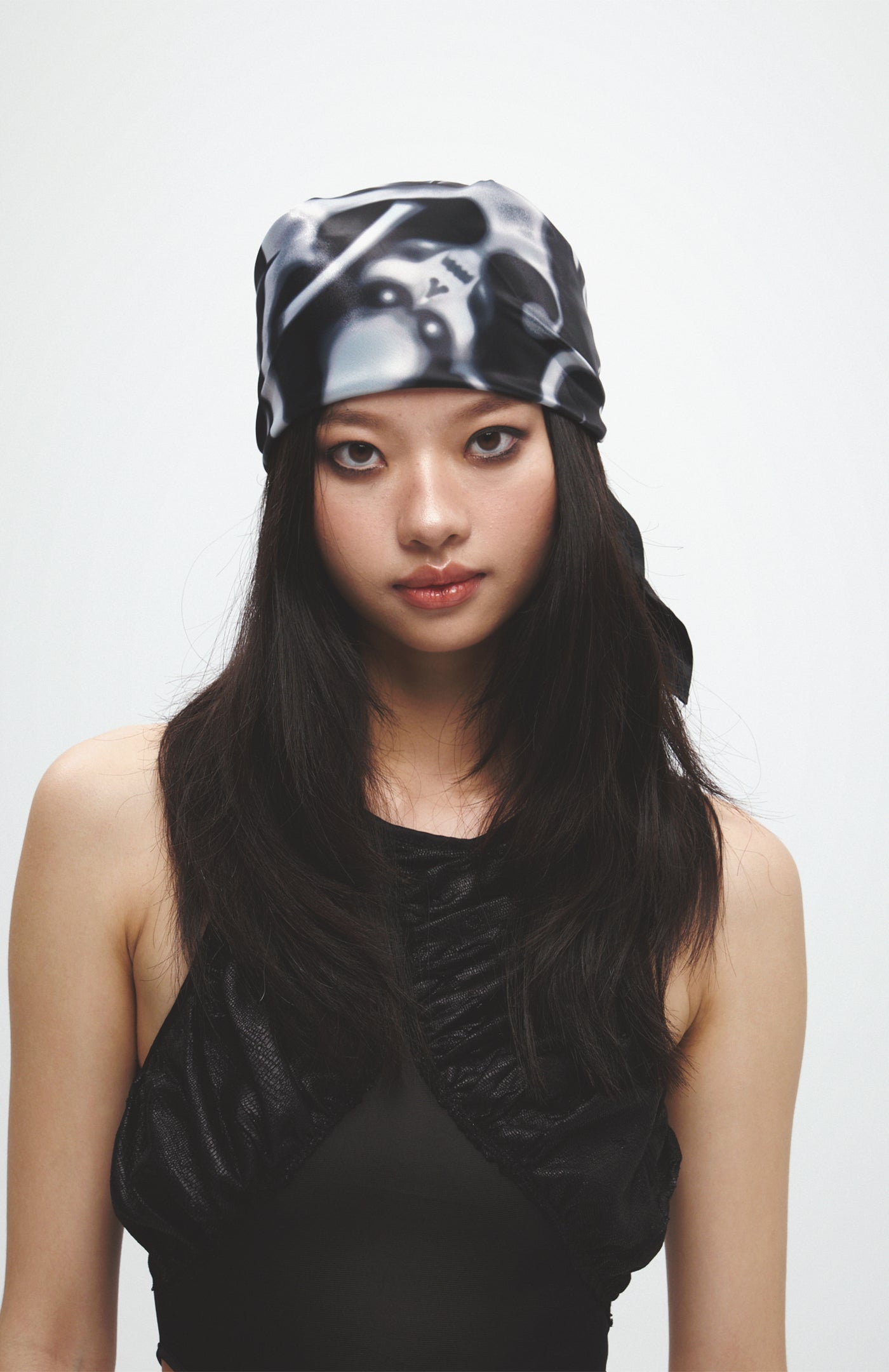 Opium Skeleton Note Headscarf