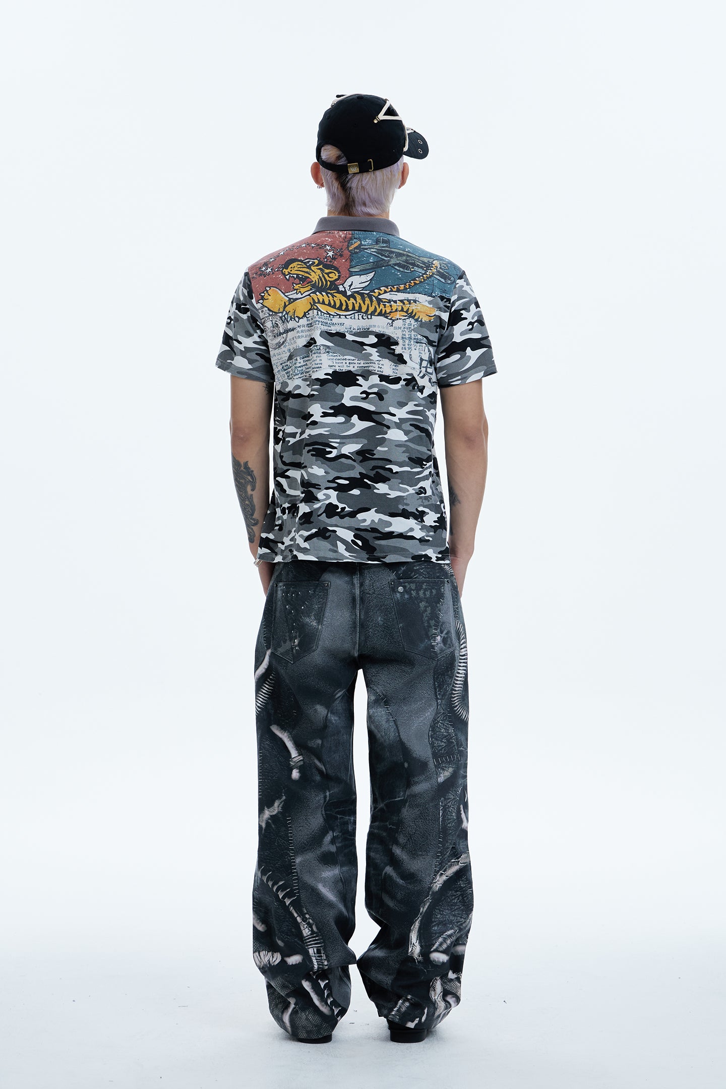 VENOM Alien Pipeline Waxed Print Pants