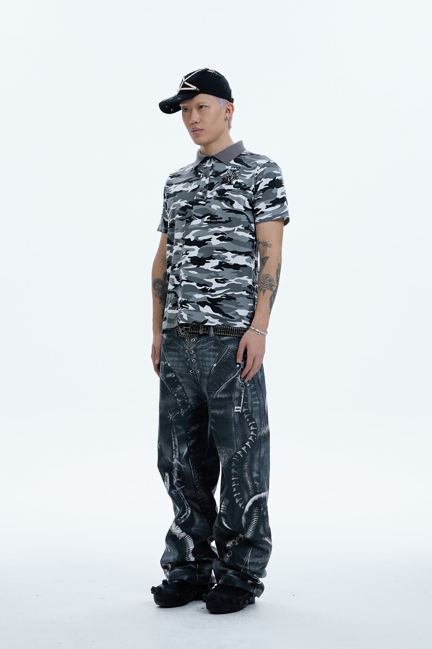 VENOM Alien Pipeline Waxed Print Pants