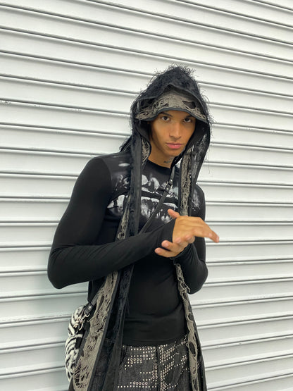 Grillz Slim Wool Blend Stretch Long Sleeve