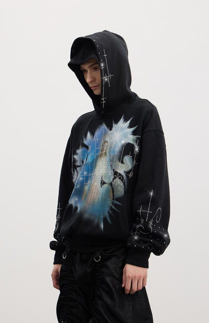 Our Lady of the Hot Drill Sweater
