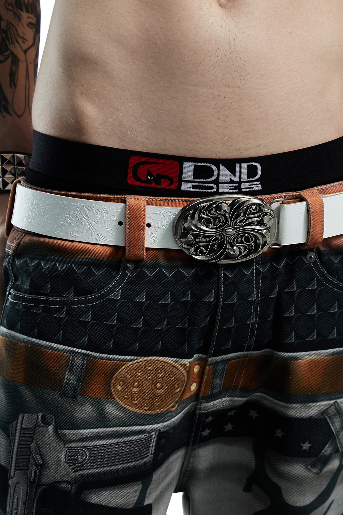 White Honeysuckle Belt