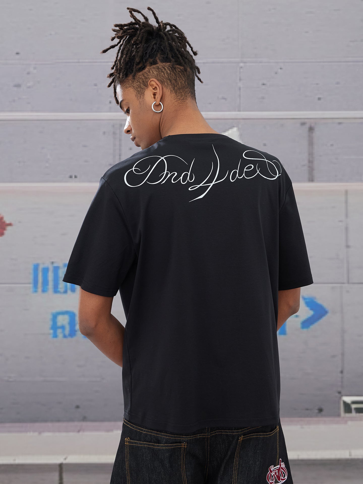 Tattoo Script Modal&Mulberry Silk Cooling T-Shirt
