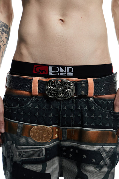 Snake Print Honeysuckle Belt