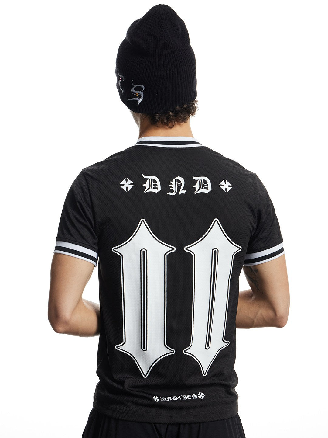 Gothic Graphic Fitted Football Jersey