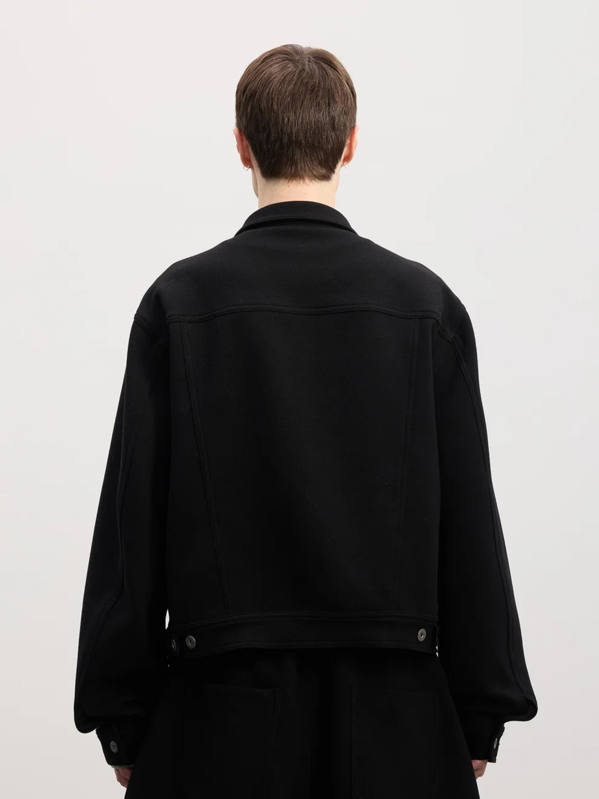 Essential | Wool-Blend Boxy Cropped Jacket