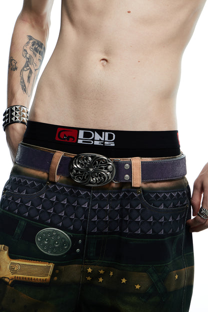 Purple Horse Hair Honeysuckle Belt