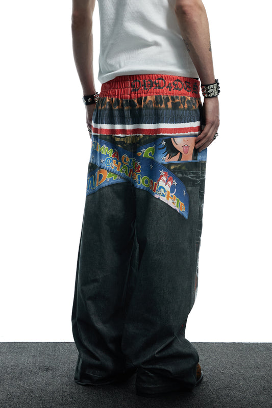 Boxing Gold Belt Sweatpants