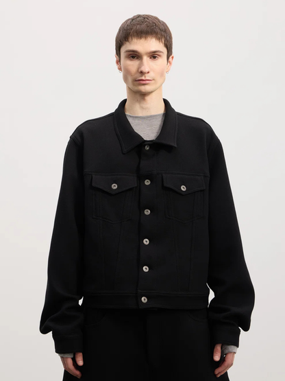 Essential | Wool-Blend Boxy Cropped Jacket