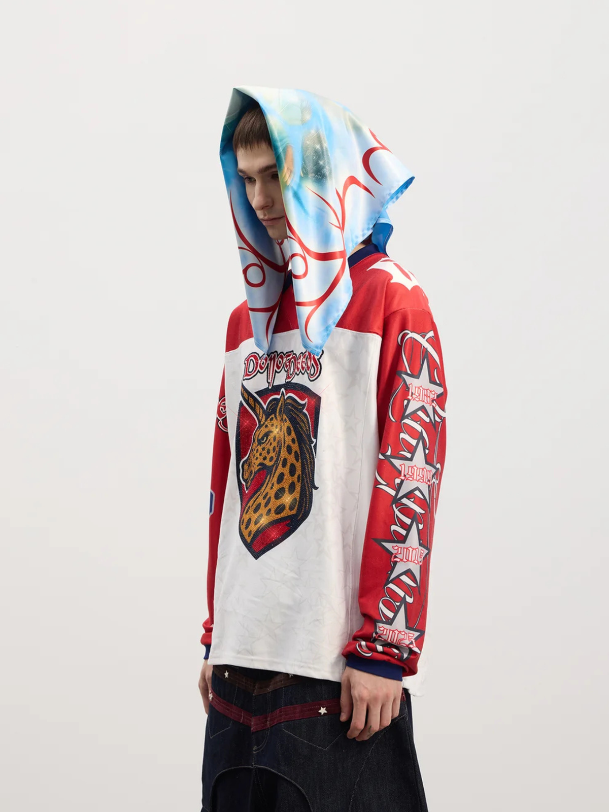 Leopard-horse drill hockey uniform - image 3 of 3