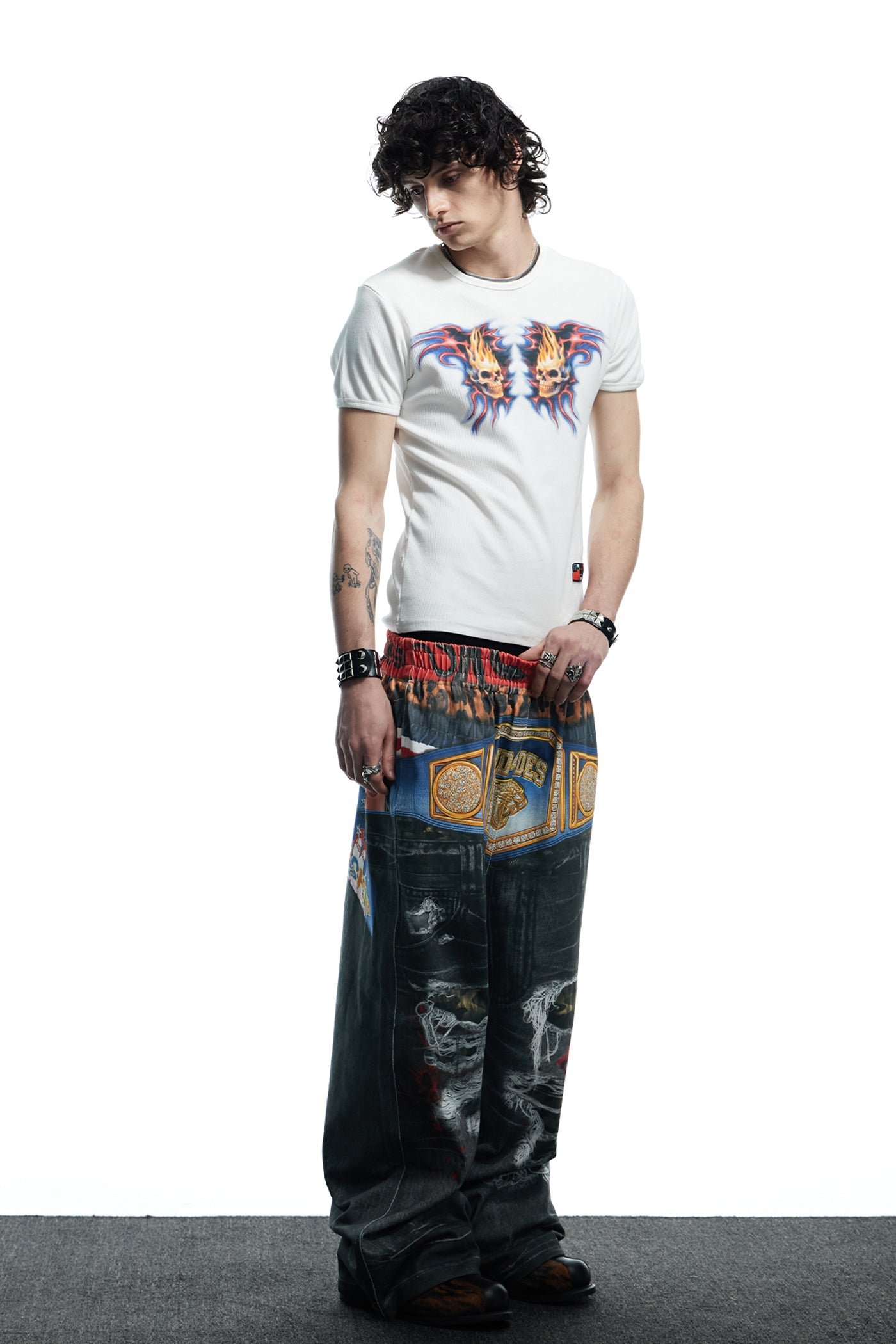 Boxing Gold Belt Sweatpants