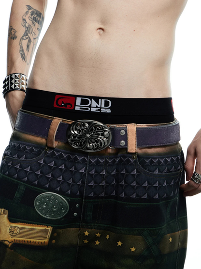 Purple Horse Hair Honeysuckle Belt