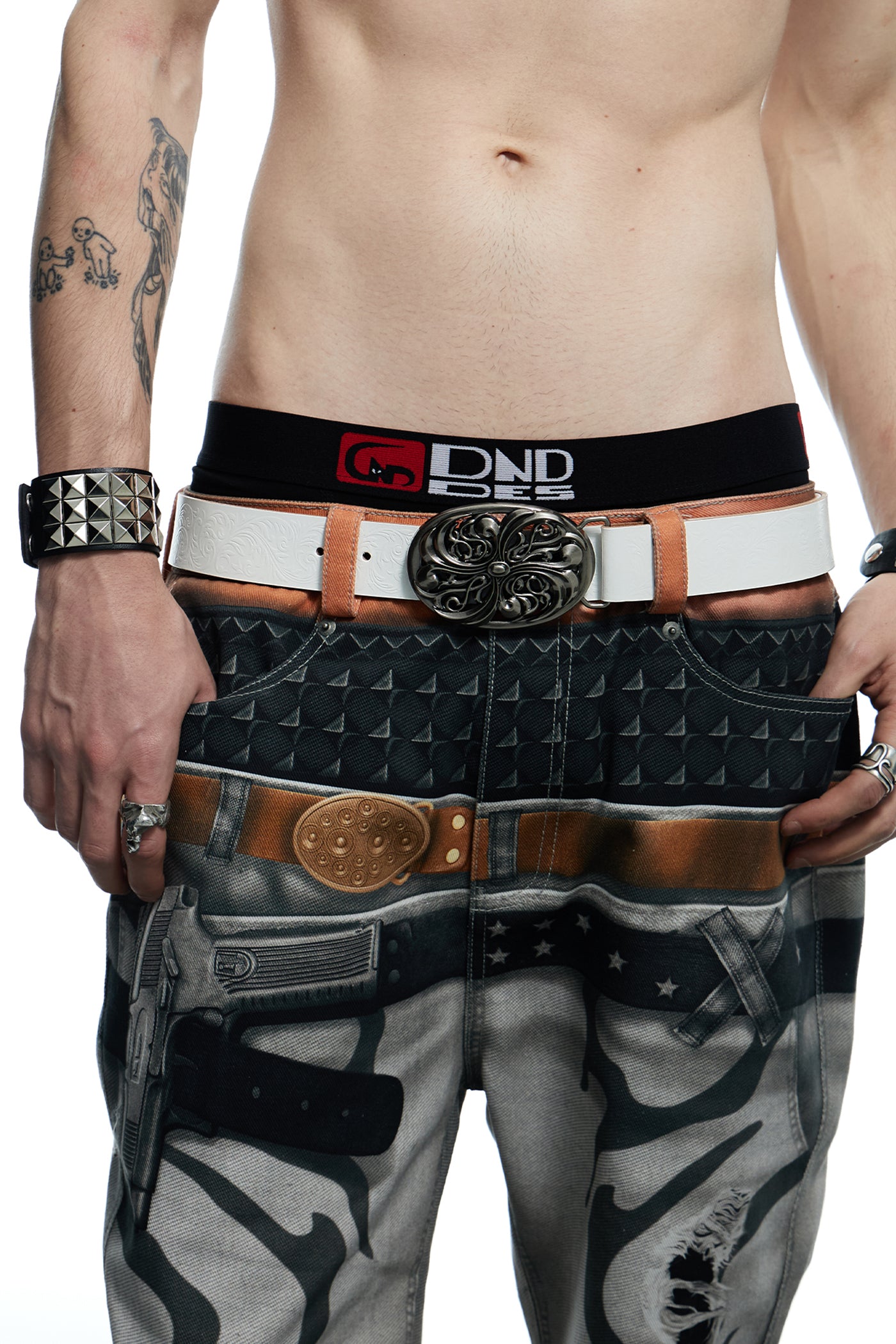 White Honeysuckle Belt