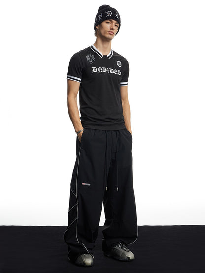DND 4 Sports Reflective Stacked Track Parachute Pants
