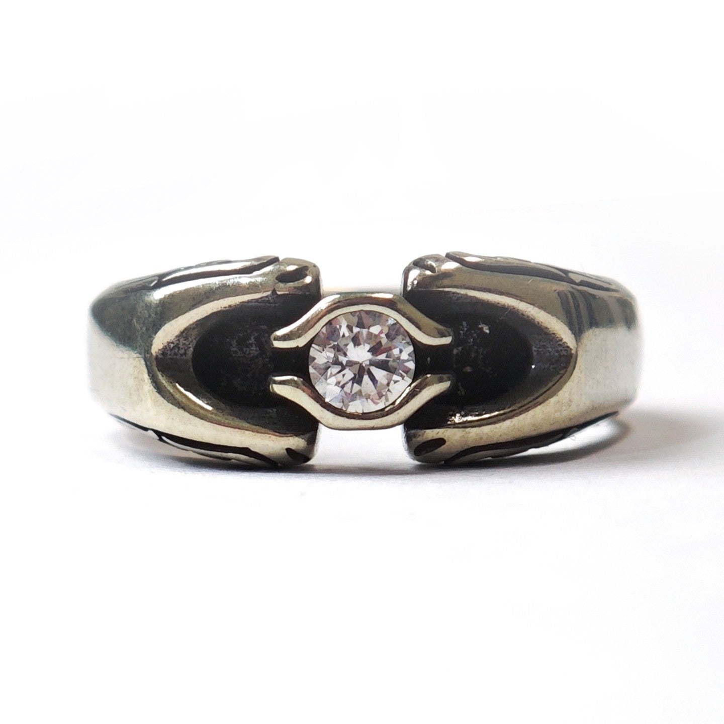 Honeysuckle DND Carved Dual-Layer Ring