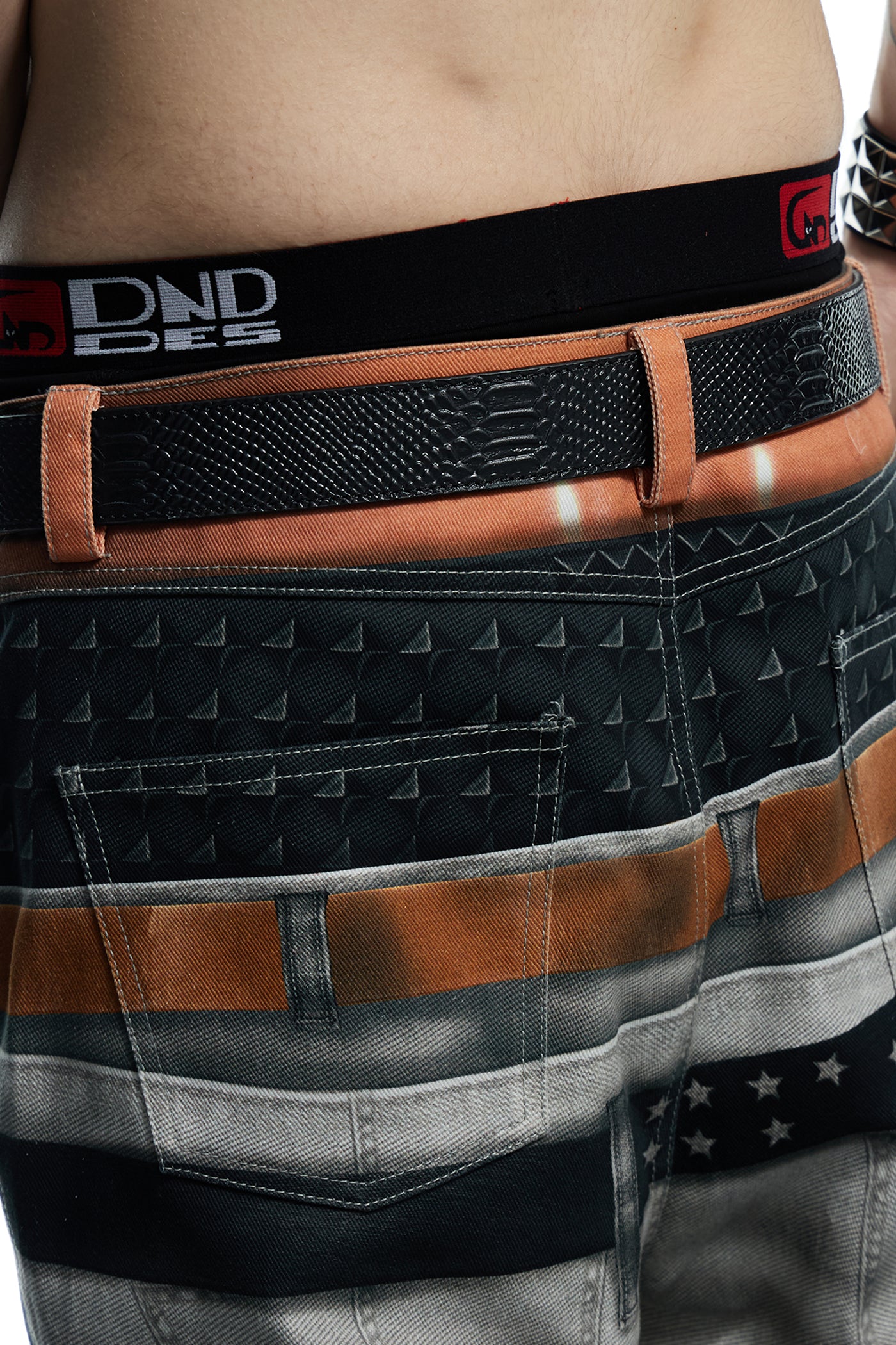 Snake Print Honeysuckle Belt