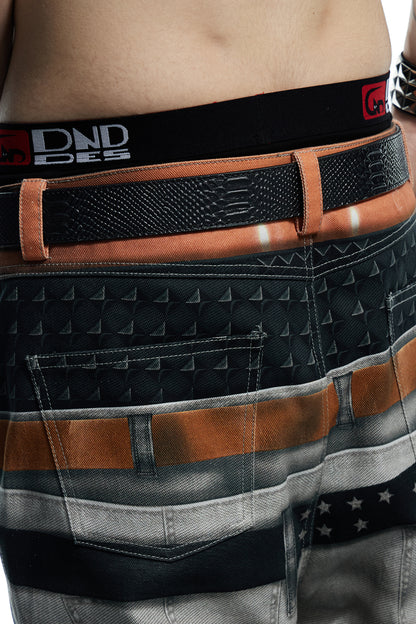 Snake Print Honeysuckle Belt