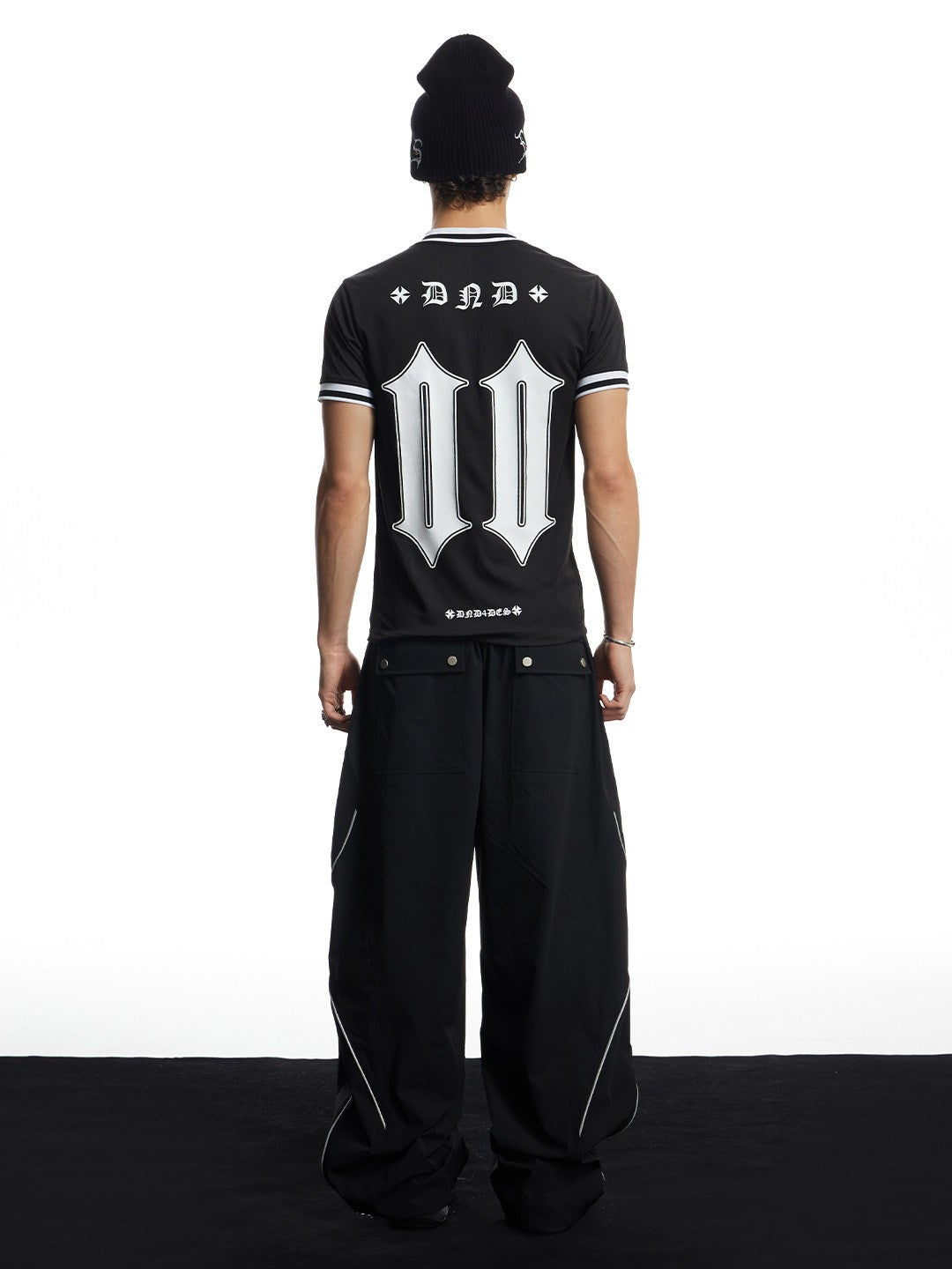 DND 4 Sports Reflective Stacked Track Parachute Pants
