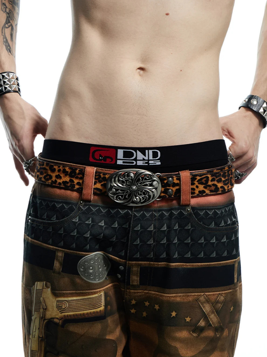 Leopard Print Honeysuckle Belt