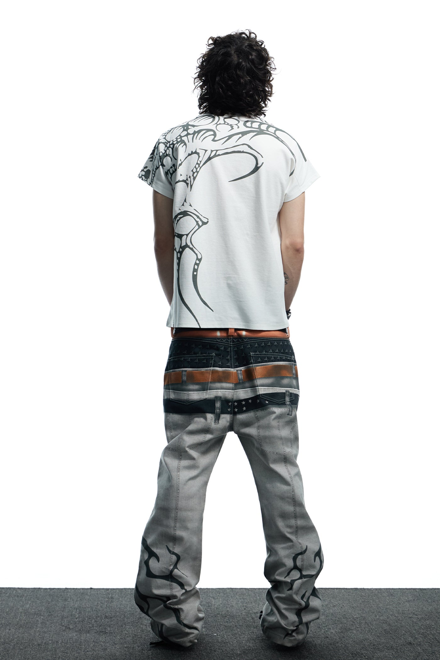 Wings All-Over Print Applique Vest