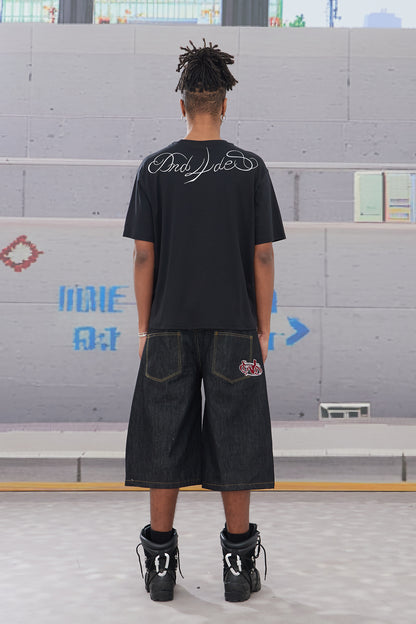 Tattoo Script Modal&Mulberry Silk Cooling T-Shirt