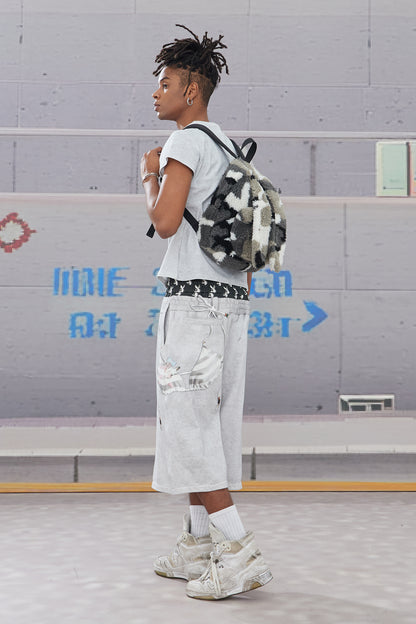 Y2K Layered-Chain Silm Fit T-shirt
