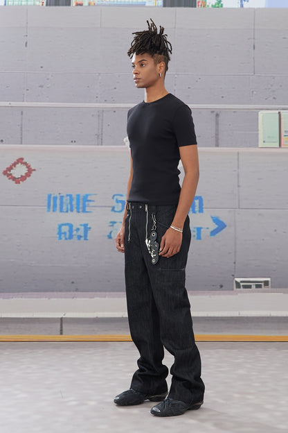 Essential Ribbed Slim-Fit T-Shirt