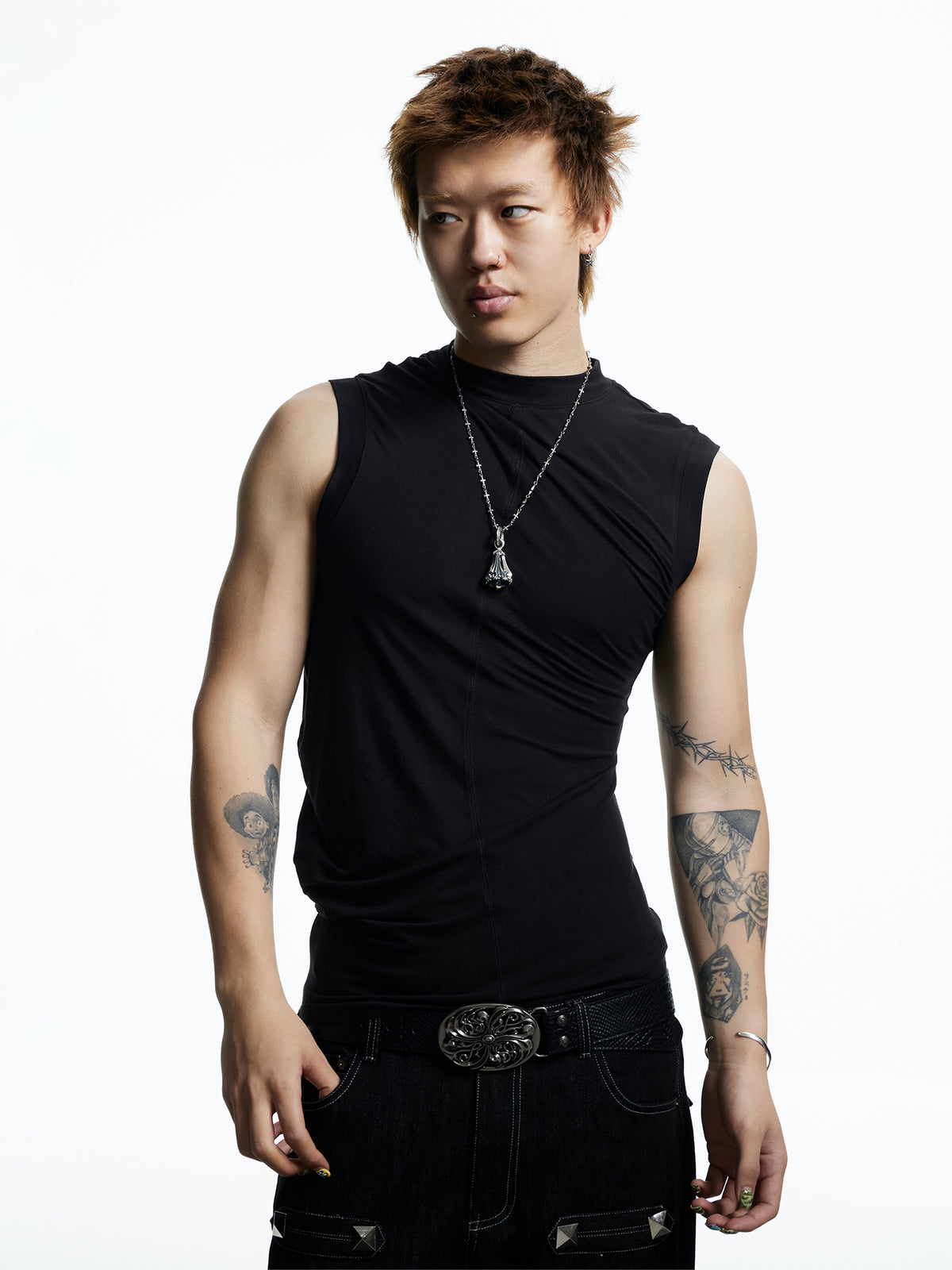Machete Pattern T-shirt