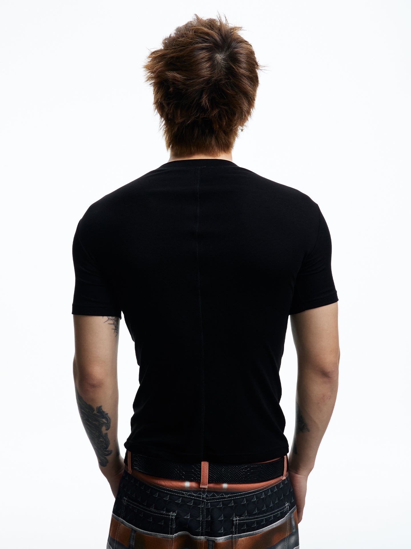 Bullet Pattern Wool T-shirt
