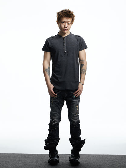 Court Style Henley Shirt